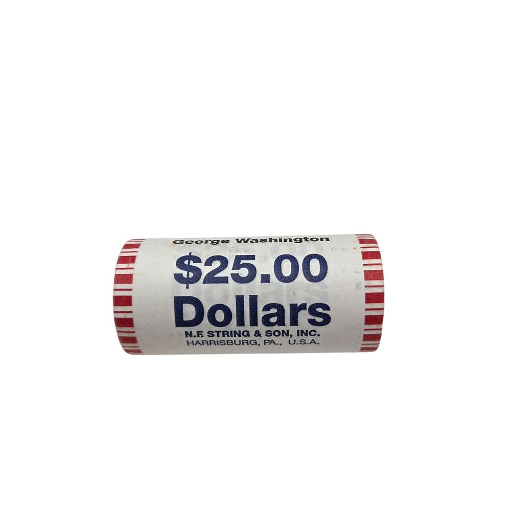 2007 George Washington Presidential Dollar $25 Coin Roll Unopened Uncirculated